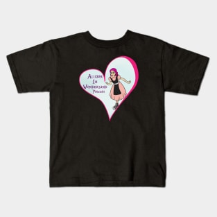 Allison in Wonderland Mental Health Podcast Kids T-Shirt